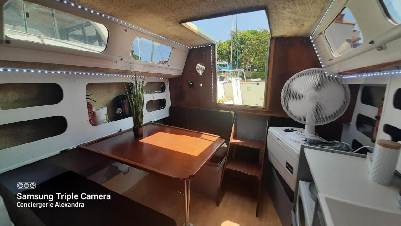Nuit Insolite A Bord De L'Enata Un Voilier A Quai Sur La Marina De St Cyprien Saint-Cyprien  Exterior foto