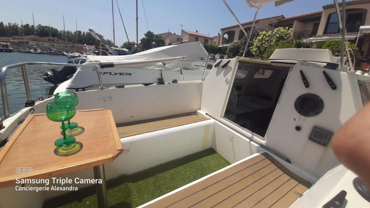 Nuit Insolite A Bord De L'Enata Un Voilier A Quai Sur La Marina De St Cyprien Saint-Cyprien  Exterior foto